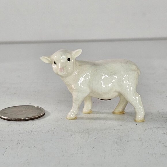 Hagen Renaker Ewe Mama Sheep White Miniature Figurine Ceramic Farm Animal - Picture 9 of 9